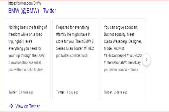 Twitter Results